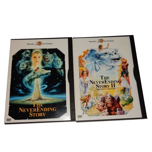Other - The Neverending Story I & II ~ Cardboard Cases w/Standard & Widescreen